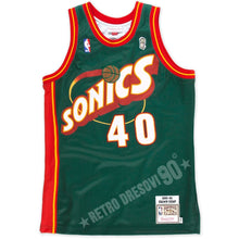 Load image into Gallery viewer, Shawn Kemp Seattle SupersSonics &#39;96 Dres