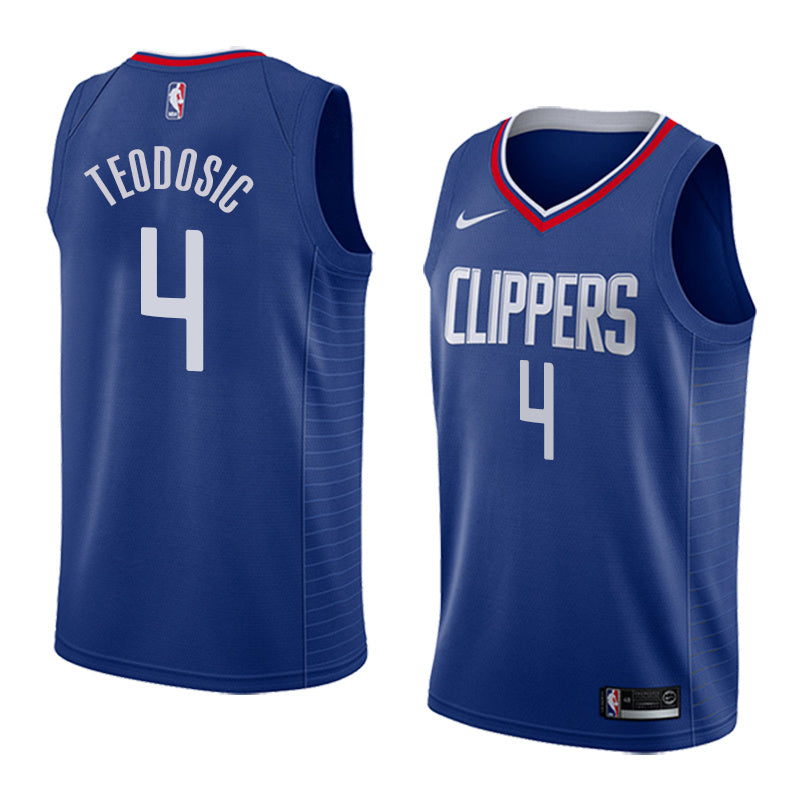 Milos Teodosic Los Angeles Clippers Blue Dres