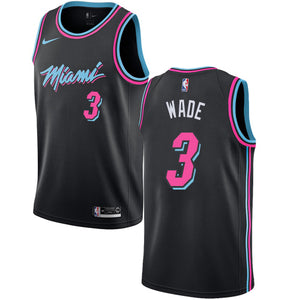 Dwyane Wade Miami Heat City Edition Dres Black