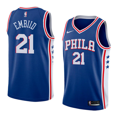 Joel Embiid Philadelphia 76ers Blue Dres
